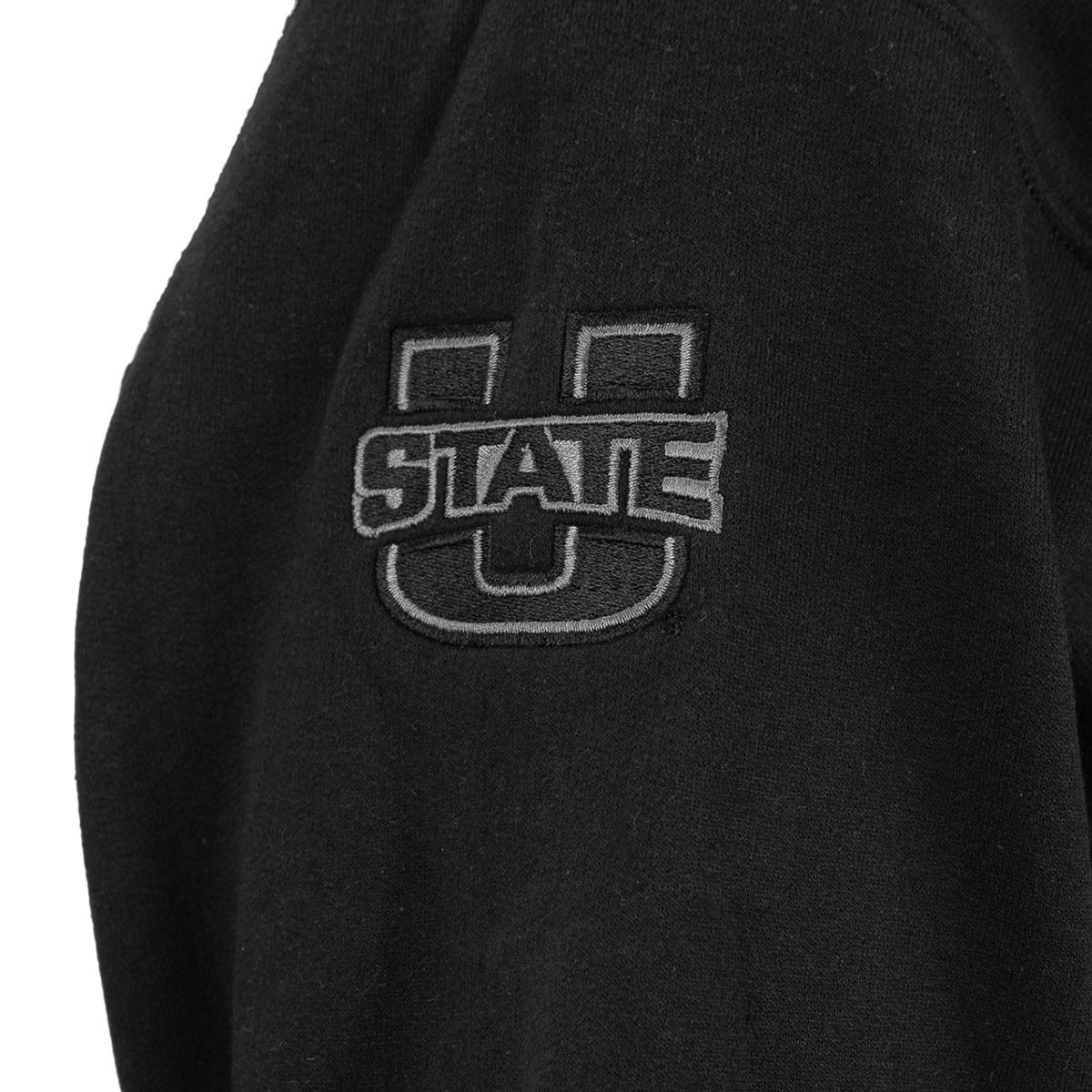 Champion USU Tonal Patch Unisex Crew Sweatshirt black